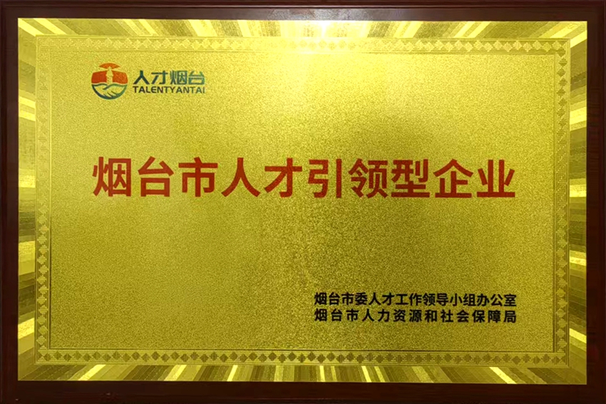  煙臺市人才引領型企業(yè)